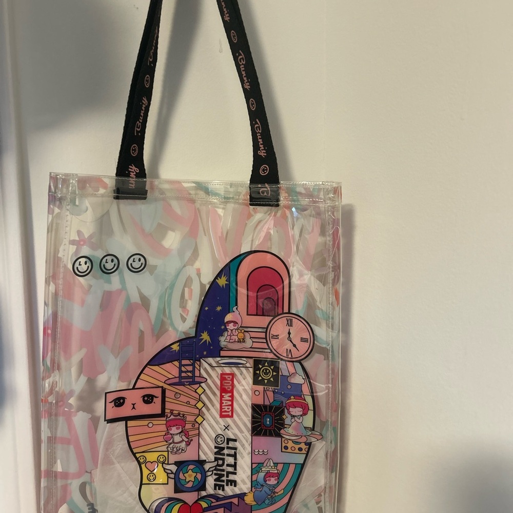 Pop Mart X Ondine Graphic Tote Bag
